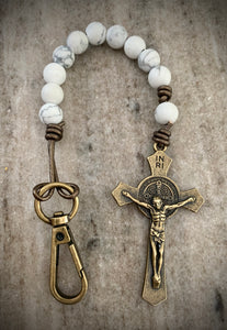 Benedictine Decade Rosary White