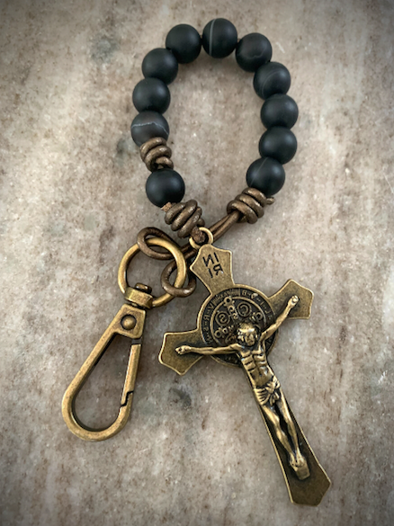 Benedictine Decade Rosary Black