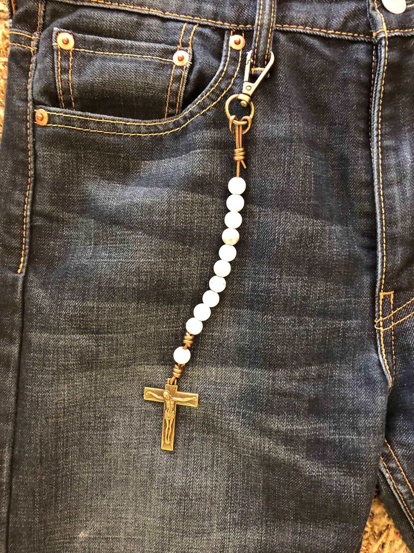 Thirsting Decade Rosary White