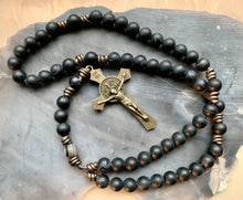Load image into Gallery viewer, Thirsting Rosary Black