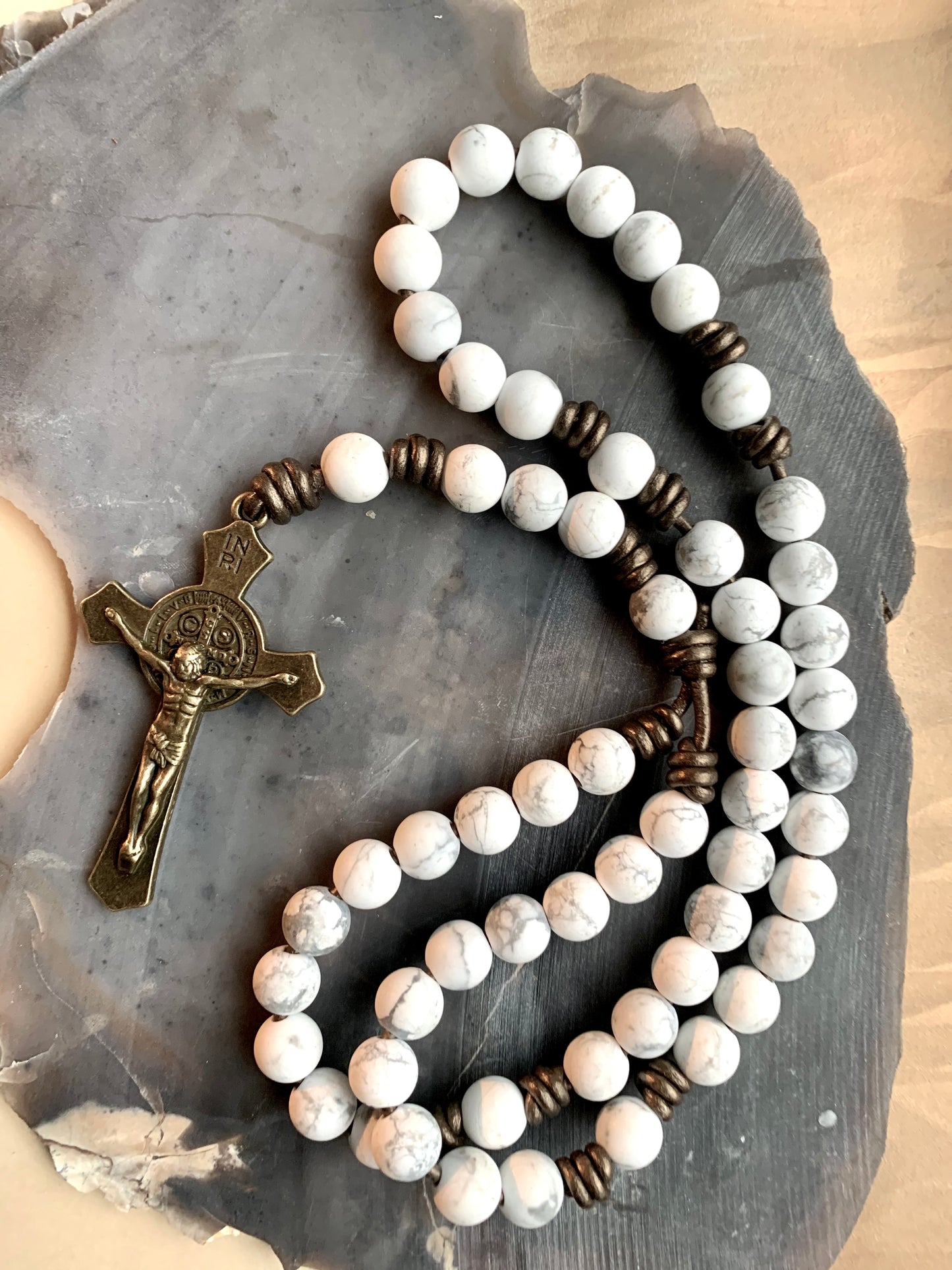 Thirsting Rosary White