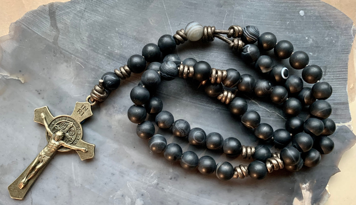 Thirsting Rosary Black