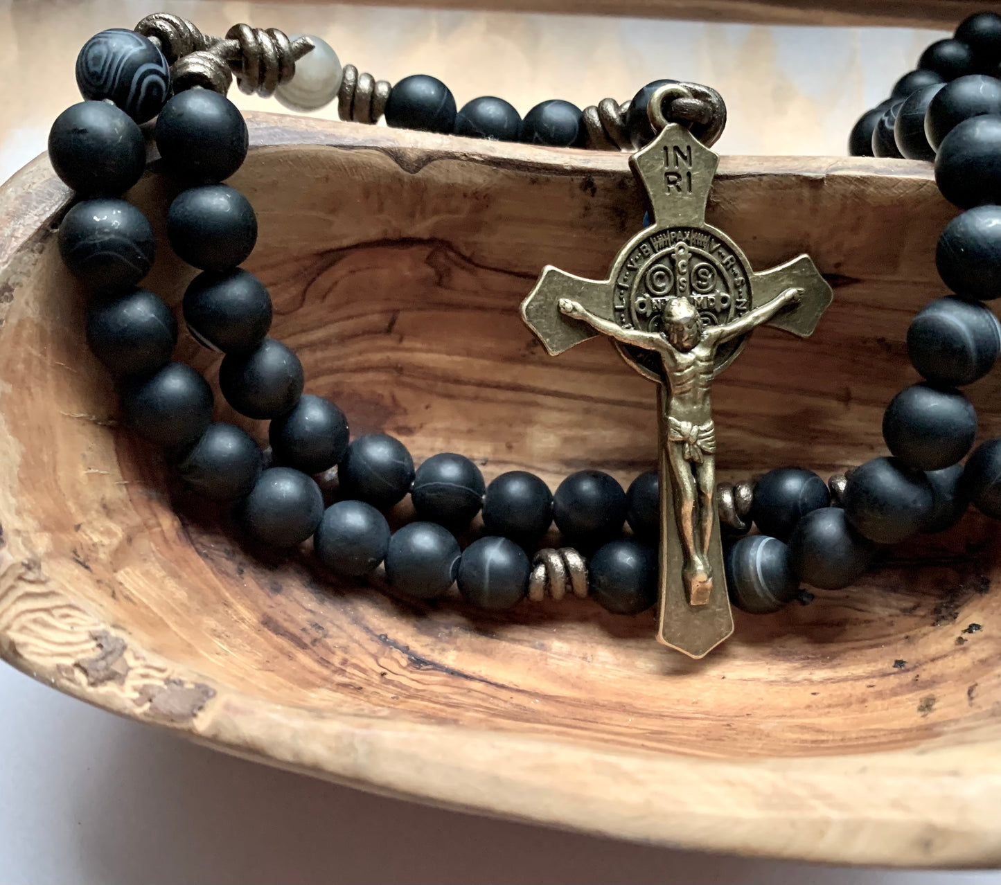 Thirsting Rosary Black