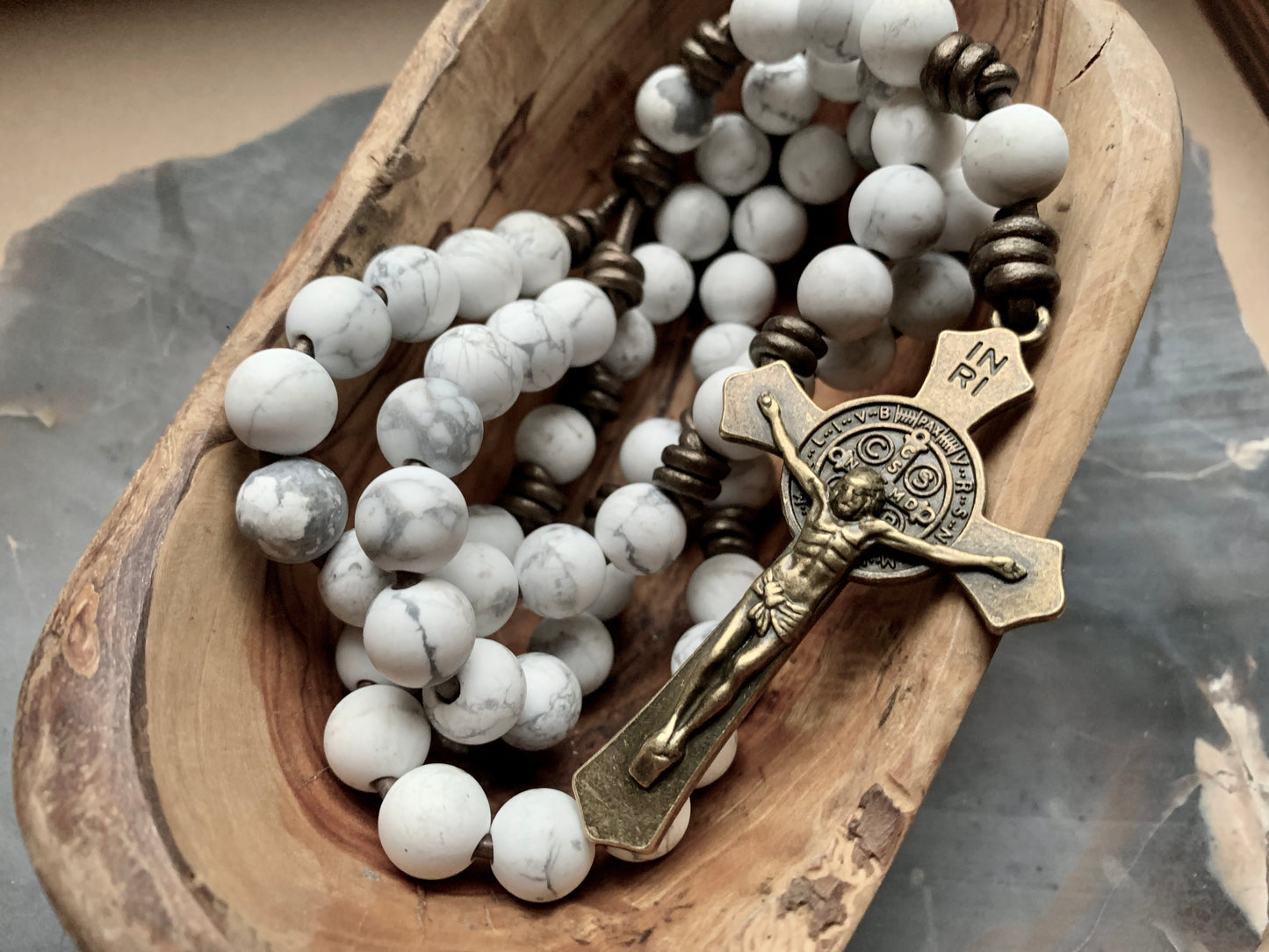 Thirsting Rosary White