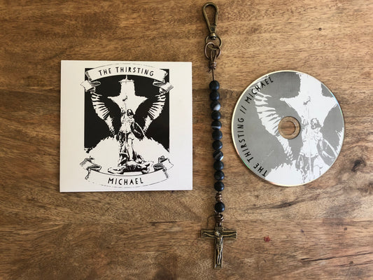 Michael Physical CD + Decade Rosary Black