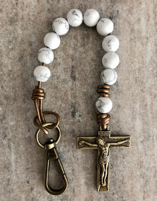 Thirsting Decade Rosary White